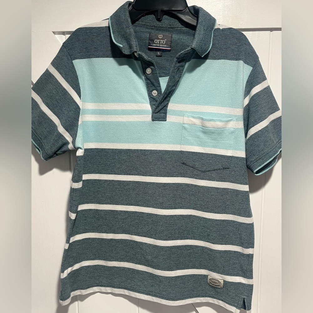 OTTO limited edition striped polo men’s medium
